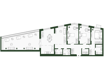 3-к. квартира, 122&nbsp;м²