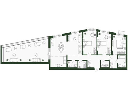 3-к. квартира, 122&nbsp;м²