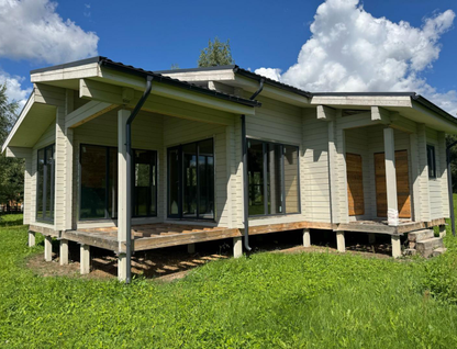 Одноэтажный дом, 93 м²