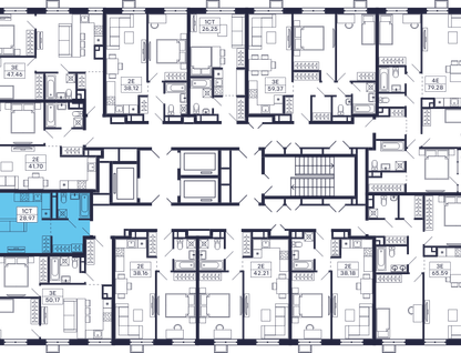 Студия, 29&nbsp;м²