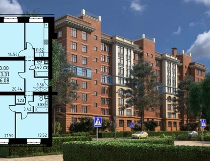 4-к. квартира, 108&nbsp;м²