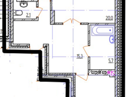 2-к. квартира, 73&nbsp;м²