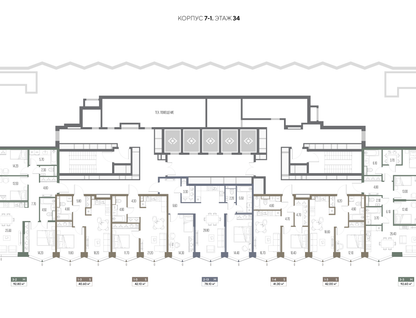 3-к. квартира, 92 м²