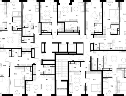 2-к. квартира, 55&nbsp;м²