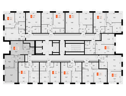 2-к. квартира, 58&nbsp;м²