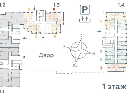 4-к. квартира, 85 м²