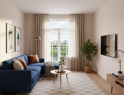 2-к. квартира, 53,2 м²