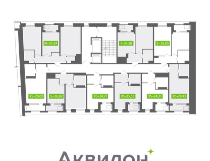 Студия, 36&nbsp;м²