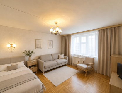 1-к. квартира, 45,8&nbsp;м²