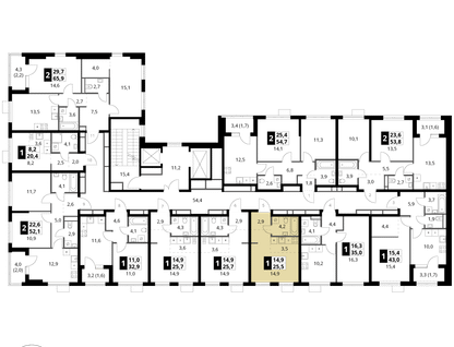 Студия, 25 м²