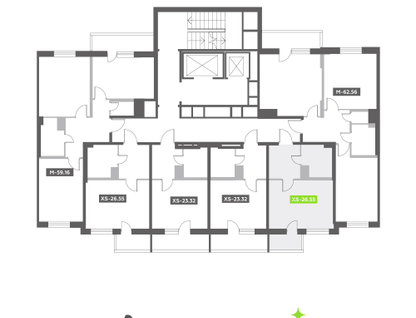 Студия, 27&nbsp;м²