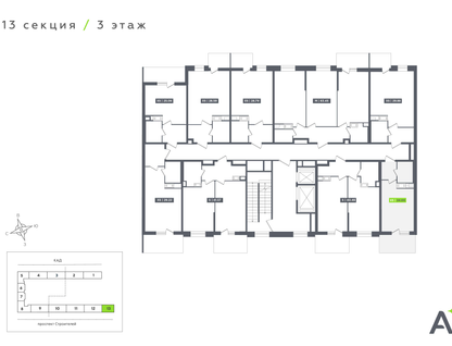 Студия, 22&nbsp;м²