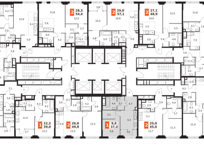 1-к. квартира, 37 м²