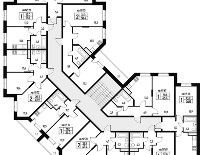 1-к. квартира, 35&nbsp;м²