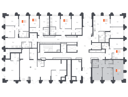 2-к. квартира, 55&nbsp;м²