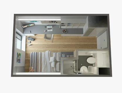 Студия, 8 м²