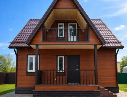 Двухэтажный дом, 103,7 м²