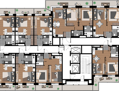 1-к. квартира, 44 м²