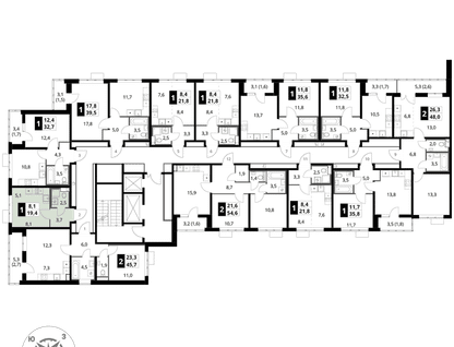 Студия, 19&nbsp;м²