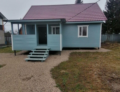 Двухэтажная дача, 110 м²