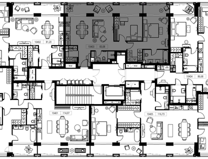 2-к. квартира, 83&nbsp;м²
