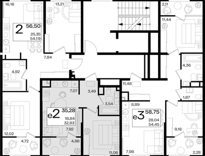 Студия, 35&nbsp;м²