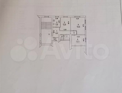 3-к. квартира, 66,3&nbsp;м²