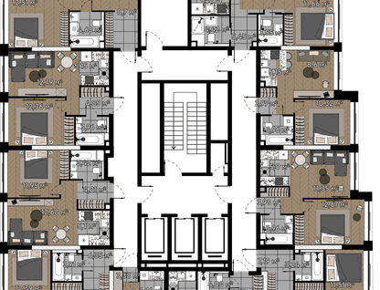 Студия, 47 м²