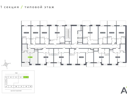 Студия, 37&nbsp;м²