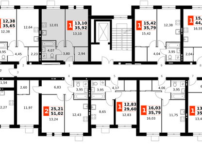 1-к. квартира, 35&nbsp;м²