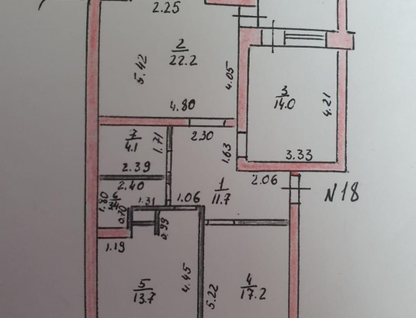 3-к. квартира, 90,6&nbsp;м²