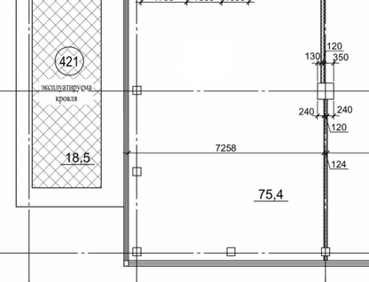 Помещение свободного назначения, 75,4&nbsp;м²