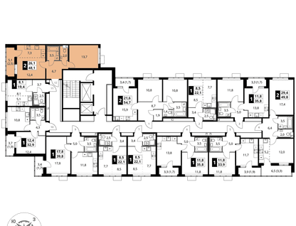 2-к. квартира, 48&nbsp;м²