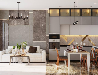 1-к. квартира, 53,7&nbsp;м²