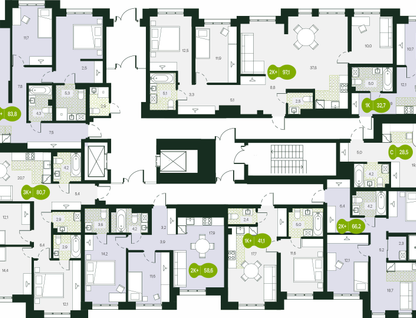 1-к. квартира, 28 м²