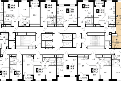 4-к. квартира, 89&nbsp;м²
