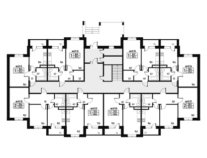 1-к. квартира, 35&nbsp;м²