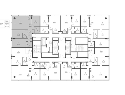 3-к. квартира, 102&nbsp;м²