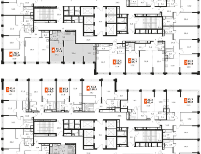 5-к. квартира, 125&nbsp;м²