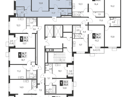 3-к. квартира, 65&nbsp;м²