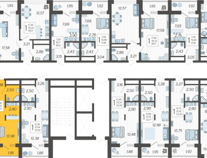 Студия, 23 м²