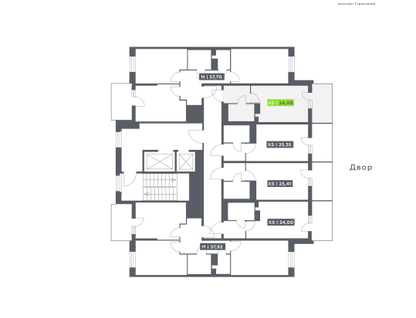 Студия, 23&nbsp;м²