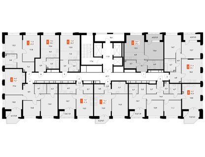 2-к. квартира, 49 м²
