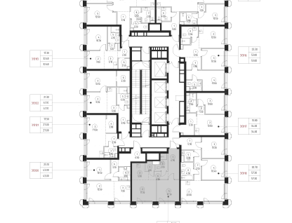 1-к. квартира, 41&nbsp;м²