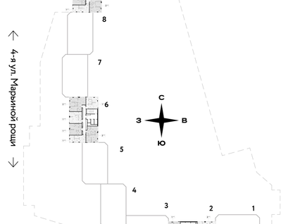 1-к. квартира, 43 м²