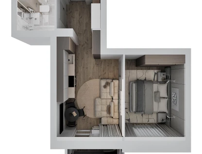 2-к. квартира, 34&nbsp;м²