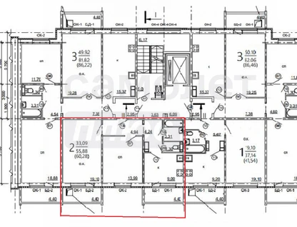 2-к. квартира, 64,7&nbsp;м²