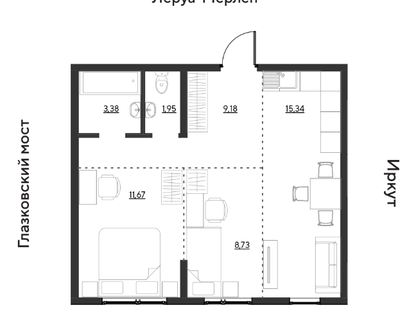 2-к. квартира, 50,2&nbsp;м²