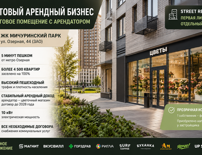 Помещение свободного назначения, 49,4 м²