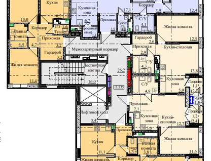 Студия, 64&nbsp;м²